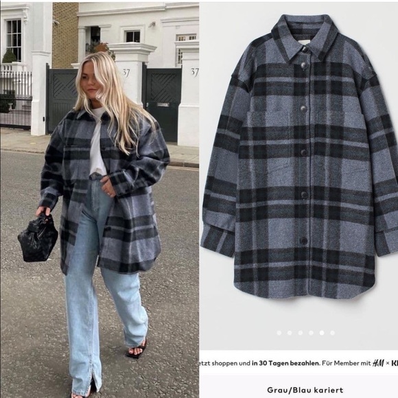 H&M shirt jacket shacket - Picture 7 of 15